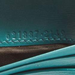 Gucci Green Leather Limited Edition Horsebit 1955 Compact Wallet 