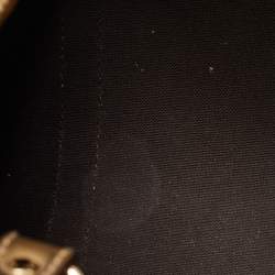 Gucci Gold/Beige GG Crystal Canvas and Leather Medium Joy Boston Bag
