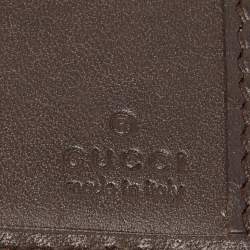 Gucci Beige/Ebony GG Canvas and Leather Ladies Web Continental Wallet
