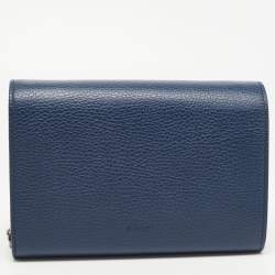Gucci Navy Blue Leather Mini Dionysus Chain Bag