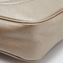 Pre Owned Gucci Gold Leather Small Soho Disco Crossbody Bag