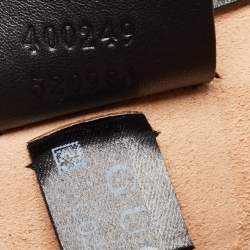 Pre Owned Gucci Black Leather Small Embellished Dionysus Shoulder Bag