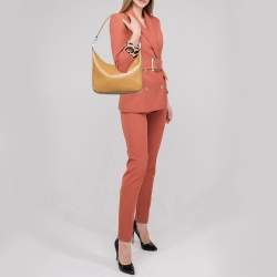 Gucci Tan Glossy Leather Hobo