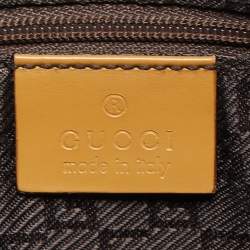 Gucci Tan Glossy Leather Hobo