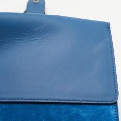 Gucci Blue Suede And Leather Medium Dionysus Shoulder Bag