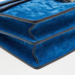 Gucci Blue Suede And Leather Medium Dionysus Shoulder Bag