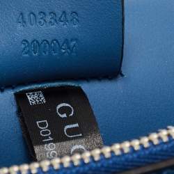 Gucci Blue Suede And Leather Medium Dionysus Shoulder Bag