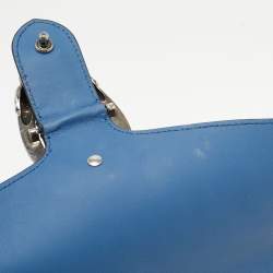 Gucci Blue Suede And Leather Medium Dionysus Shoulder Bag