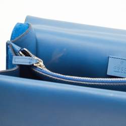 Gucci Blue Suede And Leather Medium Dionysus Shoulder Bag