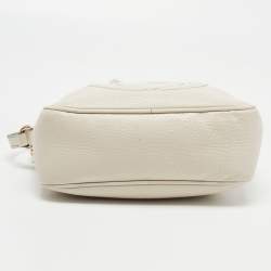 Gucci Off White Leather Small Soho Disco Shoulder Bag