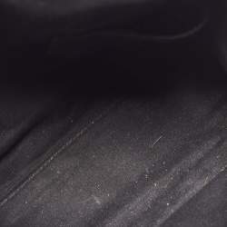 Pre Owned Gucci Black GG Canvas and Patent Leather Small Abbey Boston Bag