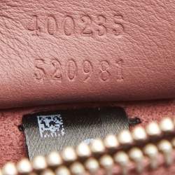 Pre Owned Gucci Beige GG Supreme Canvas and Suede Medium Blooms Dionysus Shoulder Bag