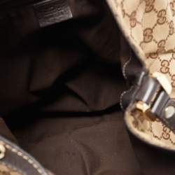 Pre Owned Gucci Beige GG Canvas Ladies Web Hobo