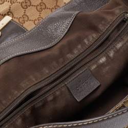 Pre Owned Gucci Beige GG Canvas Ladies Web Hobo