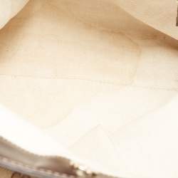 Pre Owned Gucci Brown/Beige GG Canvas and Leather Medium Mayfair Web Tote