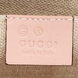 Gucci Pink Microguccissima Leather Medium Emily Chain Shoulder Bag