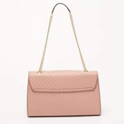 Gucci Pink Microguccissima Leather Medium Emily Chain Shoulder Bag