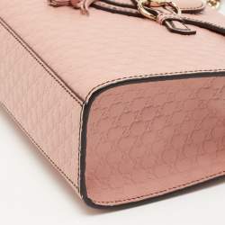 Gucci Pink Microguccissima Leather Medium Emily Chain Shoulder Bag