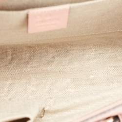 Gucci Pink Microguccissima Leather Medium Emily Chain Shoulder Bag