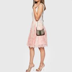 Gucci Beige/Tan GG Supreme Canvas and Leather Mini 1961 Jackie Shoulder Bag