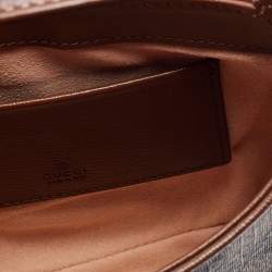 Gucci Beige/Tan GG Supreme Canvas and Leather Mini 1961 Jackie Shoulder Bag