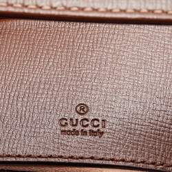 Gucci Beige/Tan GG Supreme Canvas and Leather Mini 1961 Jackie Shoulder Bag