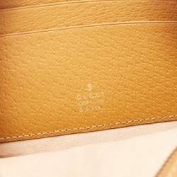 Pre Owned Gucci x Disney Brown GG Supreme Canvas and Leather Mickey Mouse Round Backpack