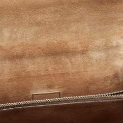 Pre Owned Gucci Beige GG Supreme Canvas and Suede Small Dionysus Shoulder Bag