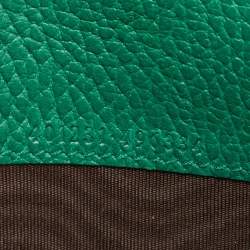 Pre Owned Gucci Green Leather Mini Dionysus Wallet on Chain