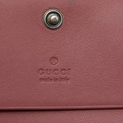 Gucci Multicolor GG Supreme Blooms Canvas Card Case
