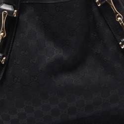 Pre Owned Gucci Black GG Canvas Pelham Shoulder Bag