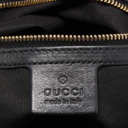 Pre Owned Gucci Black GG Canvas Pelham Shoulder Bag