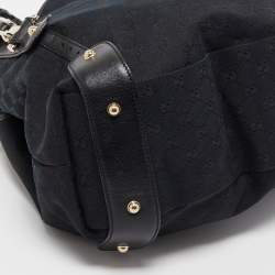 Pre Owned Gucci Black GG Canvas Pelham Shoulder Bag