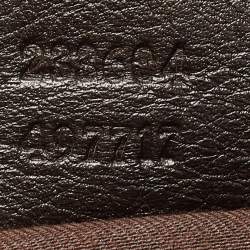 Pre Owned Gucci Beige/Ebony GG Canvas Medium New Ladies Web Hobo