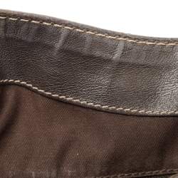 Pre Owned Gucci Beige/Ebony GG Canvas Medium New Ladies Web Hobo