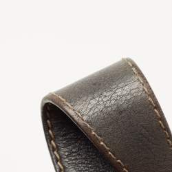 Pre Owned Gucci Beige/Ebony GG Canvas Medium New Ladies Web Hobo