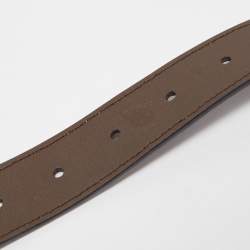 Gucci Brown/Beige GG Supreme Canvas and Leather Ophidia Belt Bag
