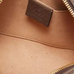 Gucci Brown/Beige GG Supreme Canvas and Leather Ophidia Belt Bag