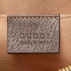 Gucci Brown/Beige GG Supreme Canvas and Leather Ophidia Belt Bag