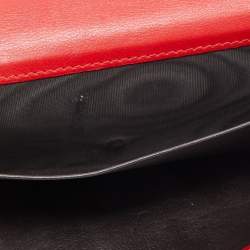 Gucci Red Guccissima Leather Flap Continental Wallet