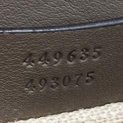 Pre Owned Gucci Grey Microguccissima Leather Medium Emily Shoulder Bag