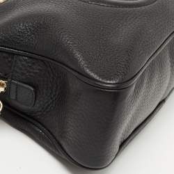 Pre Owned Gucci Black Leather Medium Soho Chain Shoulder Bag
