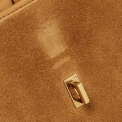 Gucci Tan Leather and Suede Jackie French Wallet