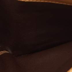 Gucci Tan Leather and Suede Jackie French Wallet