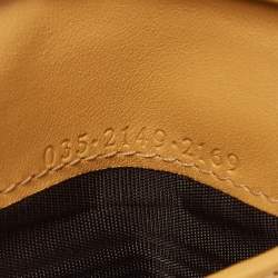 Gucci Pink/Tan Suede and Leather Jackie French Wallet
