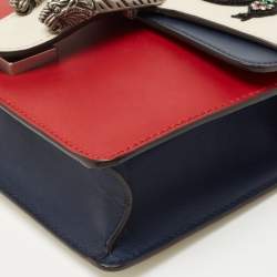 مملوكة مسبقًا Gucci Multicolor Leather Mini Crystal Snake Embroidered Dionysus Shoulder Bag