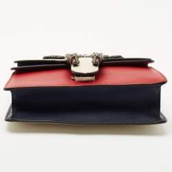 مملوكة مسبقًا Gucci Multicolor Leather Mini Crystal Snake Embroidered Dionysus Shoulder Bag