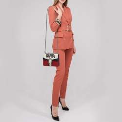 مملوكة مسبقًا Gucci Multicolor Leather Mini Crystal Snake Embroidered Dionysus Shoulder Bag