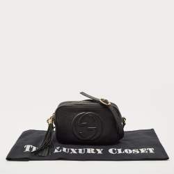 Gucci Black Leather Mini Soho Disco Shoulder Bag