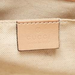 Pre Owned Gucci Beige Guccissima Leather Small Emily Chain Shoulder Bag